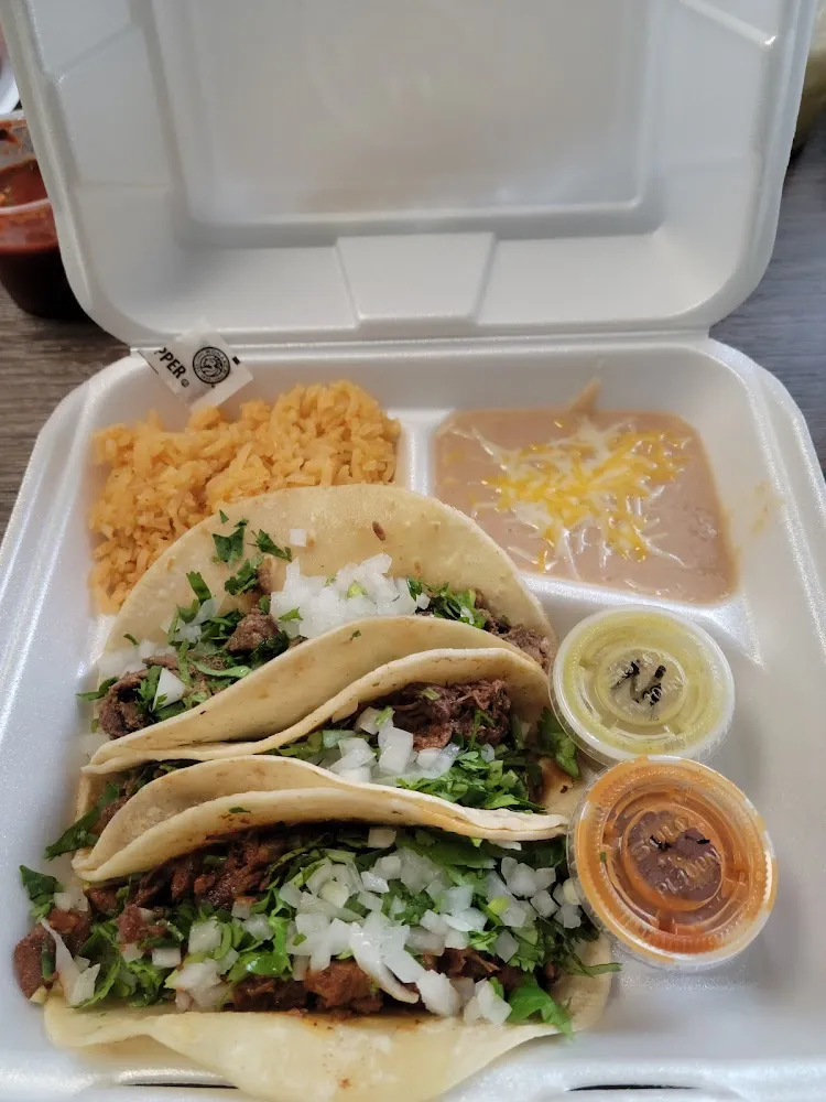 Combo 2 Choice of 3 Tacos