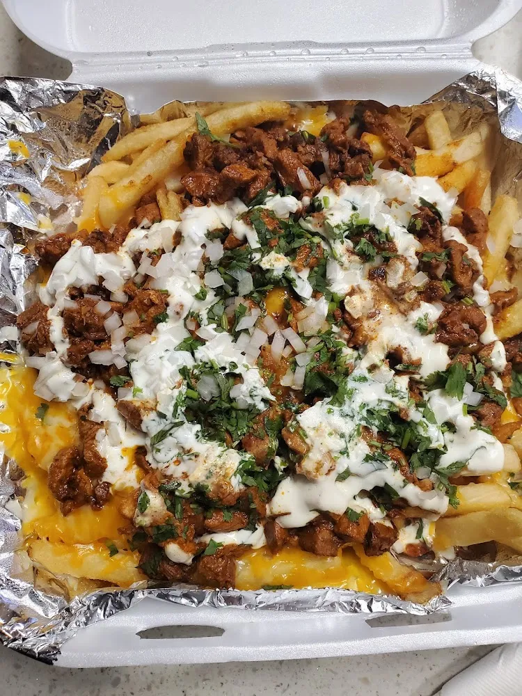 Loaded Fries Al Pastor